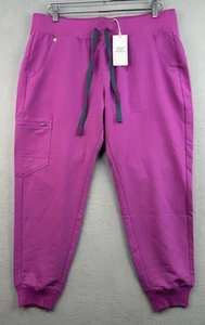 FIGS Zamora 2.0 Jogginghose Scrub Pants Damen Large Petite Medical PK007 Fuchsia - Bild 1 von 10