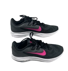 NIKE Downshifter Women’s 8 Medium Black Pink Athletic Running Shoes Sneakers NEW - Picture 1 of 10