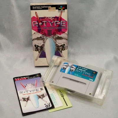 R TYPE 3 The Third Lightning Boxed Nintendo Super Famicom Tested Working NTSC-J - Image 1 of 4