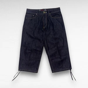 COOGI Y2K HIP-HOP Blue Denim Jean Shorts Baggy Men’s Sz 36 NWOT - Foto 1 di 18