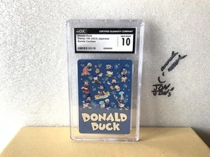 CGC 10 GEM Mint Donald Duck Disney 100 Carddass Bandai Card - Picture 1 of 2