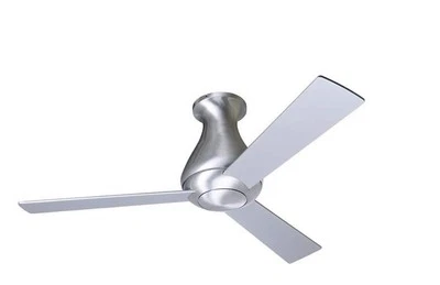 42" Modern Fan Company Altus Brushed Aluminum Hugger Ceiling Fan (Wall Control) - Image 1 of 4