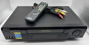 Sony SLV-798HF VHS Hi-Fi Stereo VCR Video Cassette Recorder w/ OEM Remote WORKS - Picture 1 of 15