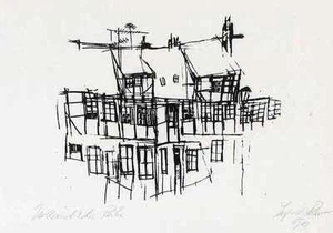 HAMBURG - HOLLÄNDISCHE REIHE - Ingrid PELUV - Handsignierte Serigraphie 1981 - Picture 1 of 1