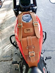 Funda Tanque Tostado para Honda Rebel cmx300 cmx500 2017-2023 Cuero Gas Sillín Bolsa - Imagen 1 de 5