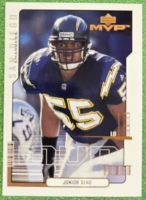 2000 Upper Deck MVP Junior Seau #148 HOF (Condition? You be the judge.) - Image 1 of 2