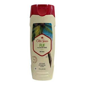Old Spice Fiji with Palm Tree Body Wash 16 oz Coconut Tropical Woodsy Scent - Picture 1 of 7