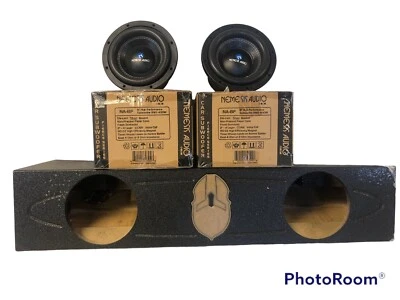 2018-2022 Jeep Gladiator 8 дюймов 2 сабвуфера, среднеквадратичная мощность 400 Вт каждый ̼И коробка ̼ - Изображение 1 из 4