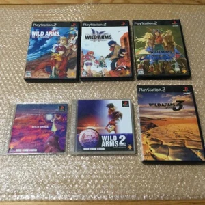 PS1 WILD ARMS 1,2 PS2 WILD ARMS 3rd 4th 5th Alter Code F 6Games Set Japan import - Picture 1 of 19