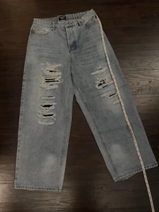 Mens Baggy Jeans 10 Inch Leg opening - Picture 1 of 6