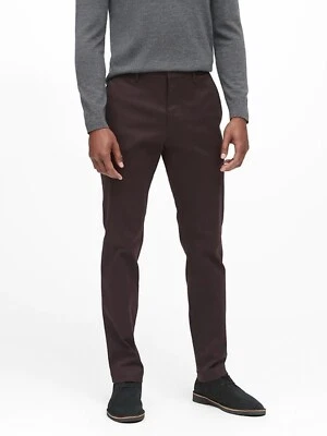 Jugo de uva chino de movimiento rápido delgado Aiden para hombre Banana Republic 36 W/32 L Foto 1 de 2