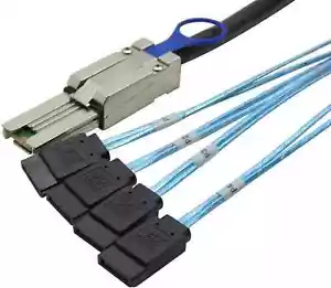 SFF 8088 To 4 SATA Cable - Picture 1 of 2