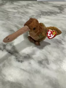 Ty Beanie Baby Beak the Kiwi DOB February 3, 1998 - Picture 1 of 5