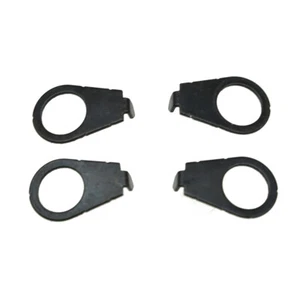 Set of 4 Black 3/8" Guitar Knobs Pointer Plate Knob Indicator for Gibson Guitar - Picture 1 of 4