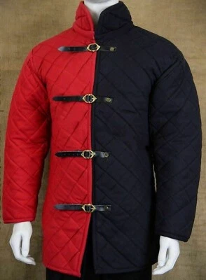 Gambeson Grueso Acolchado Medieval Chaqueta DISFRACES VESTIDO SCA Abrigo Regalo de Navidad Foto 1 de 3
