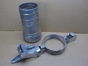 Galvanised Steel Coupling to Suit 6 inch Lay Flat Hose (as shown) - Picture 1 of 9