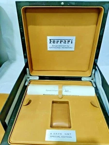 Officine Panerai FERRARI 8 GIORNI GMT EDIZIONE LIMITATA SCATOLA certificato, libretti - Foto 1 di 11