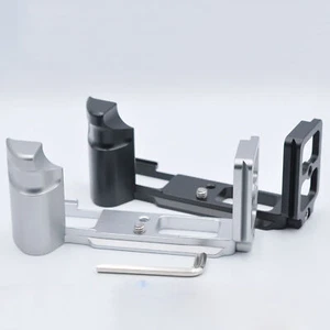 HaCamera Handgriff Schwarz/Silber Metall Schnellwechselplatte Für Olympus PEN-F - Bild 1 von 14