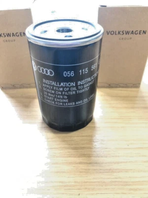 Genuine Volkswagen Audi Oil Filter - 056115561G - New Boxed - Caddy MK1 Golf +++ - Image 1 of 4