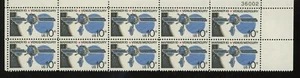 Mariner 10 Venus Mercury US 10c Block of 10 Stamps - Picture 1 of 2