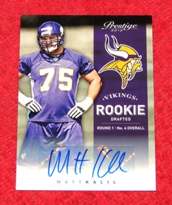 MATT KALIL VIKINGS USC 2012 PRESTIGE AUTO RC #226 210/899 (MN412) - Picture 1 of 1
