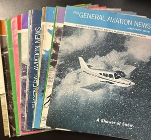 LOT 14x FAA GENERAL AVIATION NEWS MAGAZINE 1975 - 1978 - Bild 1 von 18