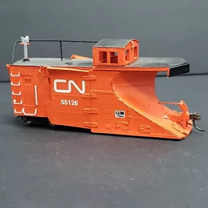 HIGHLY DETAILLED HO CN 55126 CANADIAN RUSSEL SNOW PLOW HANDMADE RESIN RARE C17 - Picture 1 of 12