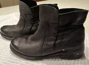 Biker Stiefelette Felmini anthrazit Gr.39 Echtleder. Sehr guter Zustand - Bild 1 von 8