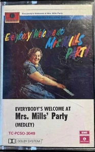 Everybody's Welcome At Mrs. Mills' Party Cassette Tape VGC Rare 19702 Singalong - Picture 1 of 5