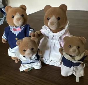Sylvanian Families Vintage Marmalade Bears Figures Vintage 90s - Picture 1 of 15