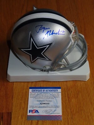 HOFer ROGER STAUBACH #12 signed DALLAS COWBOYS Football Helmet PSA AJ36332 - Image 1 of 4