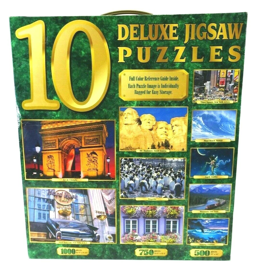 10 Deluxe Jigsaw Puzzles With World Trade Center Included 6750pc Sure-Lox