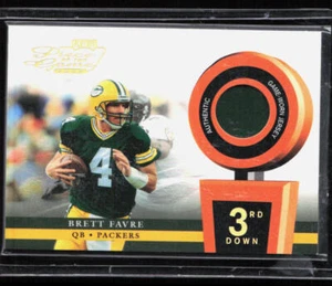 2002 Playoff Piece of the Game 3rd Down GU Jersey Brett Favre #'d /50 - Picture 1 of 2