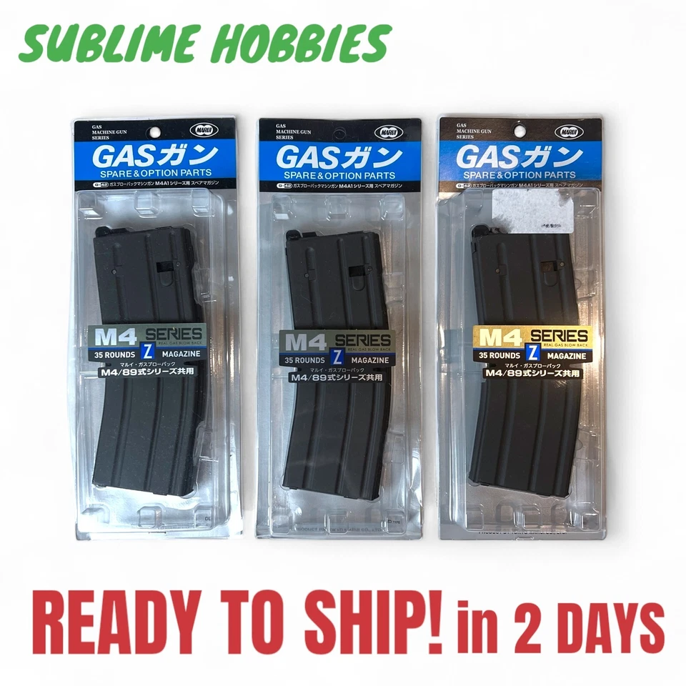 【DEBER PAGADO EN EE. UU.】CONJUNTO de 3 cargadores de repuesto AirSoft M4A1 para MWS M4 Tokyo Marui nuevo Foto 1 de 1
