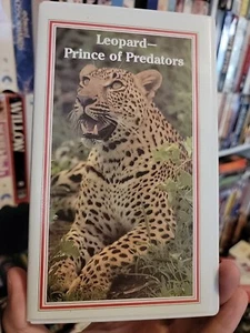 Leopard Prince Of Predators VHS Sable Enterprises Documentary Rare Hard To Find - Picture 1 of 2