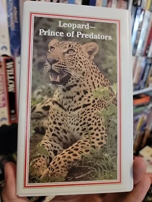Leopard Prince Of Predators VHS Sable Enterprises Documentary Rare Hard To Find - Image 1 of 2