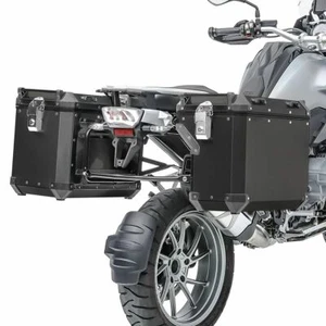 BMW R1200GS R1250GS 2013-2024 Aluminum Panniers Luggage Saddle Cases with Racks - Picture 1 of 11