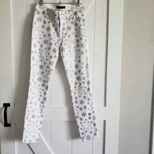 NWT Genetic Denim Daphne Star Print Marant Skinny Jean Size 25