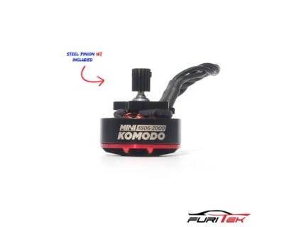 Furitek Mini Komodo 1806 2000KV Brushless Motor mit 16 Zähne Ritzel für SCX24 F  - Bild 1 von 4