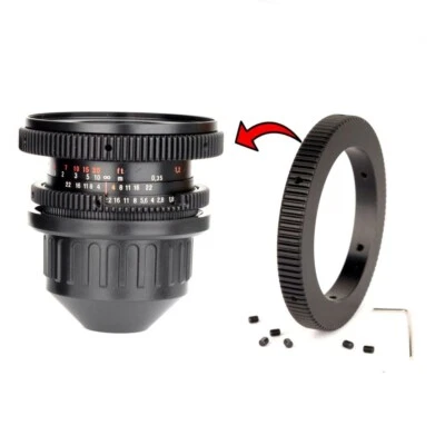 Metal seamless follow focus gear for ZEISS JENA PANCOLAR 50mm F1.8 lens - Image 1 of 2
