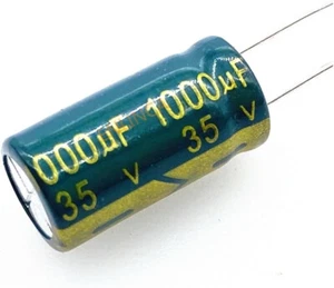 🔧 5x Elko 1000µF 35V Low-ESR 105° Ø  10×20mm radial Kondensator lowESR elpohl® - Bild 1 von 4