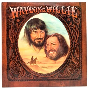 WAYLON JENNINGS & WILLIE NELSON - WAYLON & WILLIE - COUNTRY LP RECORD AFL1-2686 - Picture 1 of 2
