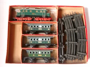 Zeuke-Bahnen Spur 0 - Zugpackung mit Gleisen No. E-265 (mit E 44 037) in OVP - Bild 1 von 24
