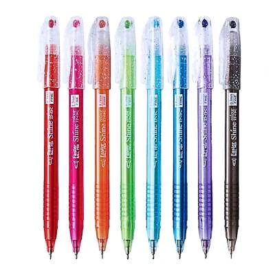 8Pcs Faster Colour Ink Ball Pen 0.7mm Smooth Writing Home Student Stationery - Image 1 of 4