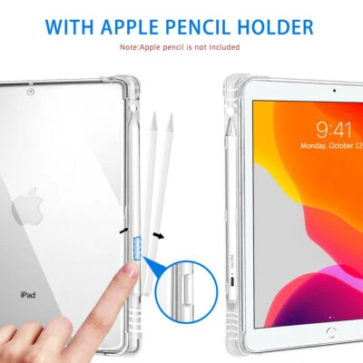 Funda Transparente para iPad 10.2" 7/8/9ª Generación Air 1/2 Mini Transparente Carcasa Trasera Foto 1 de 4