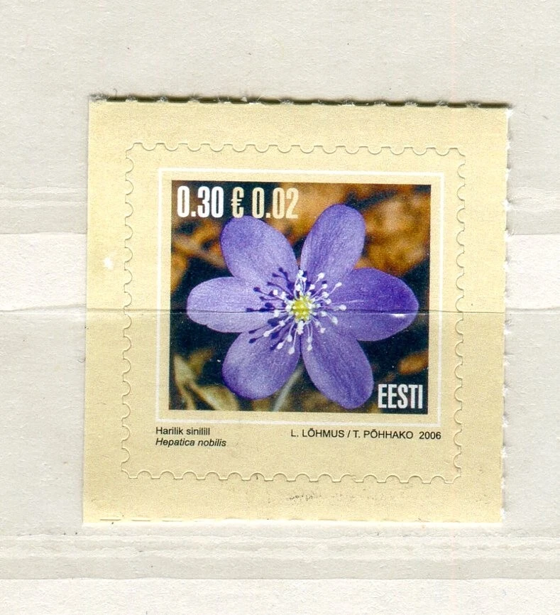 EST_356- 2006 Estonia Liverwort flores FLORA MNH Foto 1 de 1