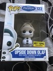 Funko Pop Disney Frozen Upside Down Olaf #122 Hot Topic Exclusive - Damaged Box