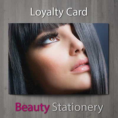 BEAUTY STATIONERY Kundenkarte Schönheitssalon Friseur Spa Make Up Therapeut A8 Mini