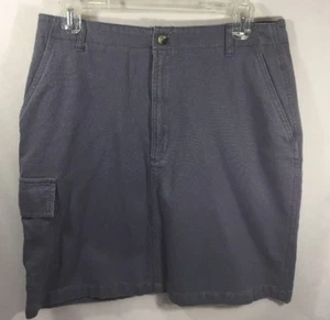 Woolrich Cargo Short Skirt Gray Size 14 Fitted Waist 5333WS - Picture 1 of 5