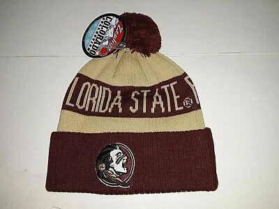 Florida State Seminoles  NCAA " Brisk " Cuffed with Pom Knit Hat - Image 1 of 2